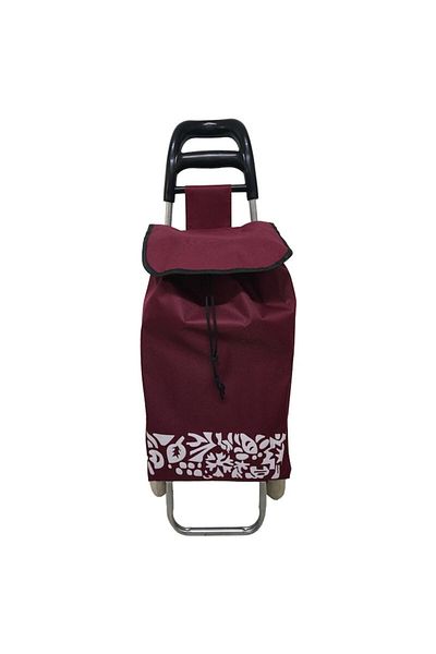 NEXTLY NEXTLY shopping cart for the market, durable material, 37l, 91x30cm, burgundy