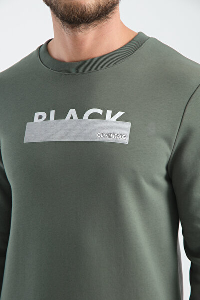 Shooter Sportswear Ανδρικό φούτερ Elite Class Χακί Μη αποσπώμενη εκτύπωση Standard Fit