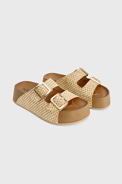 adL Hasır Dolgu Taban Terlik