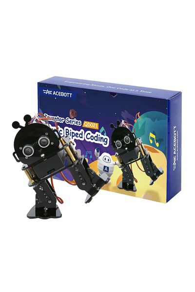 THD Educational kit biped robot, ACEBOTT QD021, project for Arduino ESP32, ACEBOTT ESP8266, connection