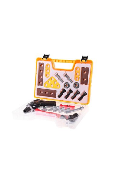 ideal STORE Mini valiza de scule interactiva idealSTORE The first constructor, Dimensiuni 36 x 7 x 58 cm, Includ