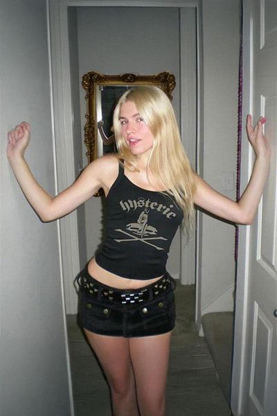 Köstebek Black Hysteric Mental Y2K Strap Crop