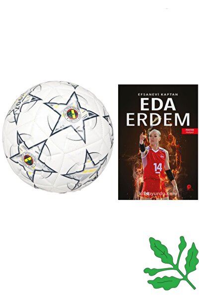 Fenerbahçe Lisanslı Sarı Premıum Futbol Topu Eda Erdem Kitap Hediyeli