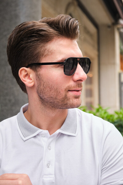 Monvago Mv2049 Black Men's Sunglasses