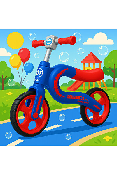 LUDIRO Ποδήλατο Ισορροπίας για Παιδιά, 2-5 Ετών, Λαστιχένιες Ρόδες, 70x53 Εκ....