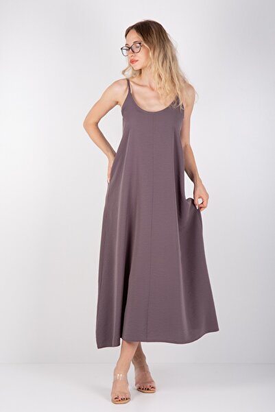 Veni Life Modal φόρεμα με λουράκι