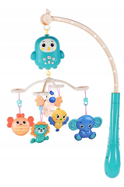 IDL Happy Bed Bell idealStore Multifunctional Interactive Carousel, 360 Rotation, Light and Sound Effects