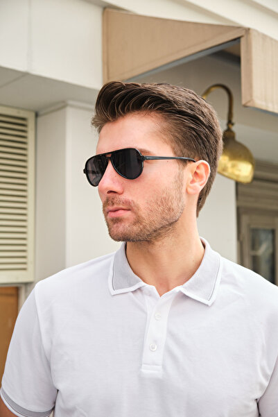 Monvago Mv2039 Polarized Black Men's Sunglasses