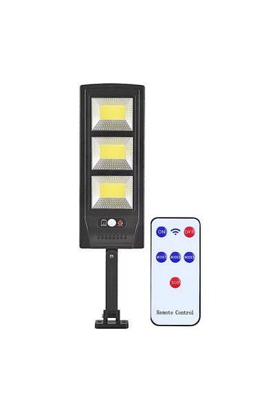 NEXTLY Lampa solara de exterior cu telecomanda NEXTLY, ABS, SL-180COB, negru