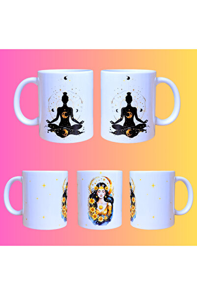 Home طقم من كوبين للنساء الروحانيات والتأمل - بورسلين 300 مل