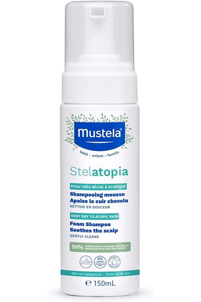 Mustela Stelatopia Foam Shampoo, 150 ml