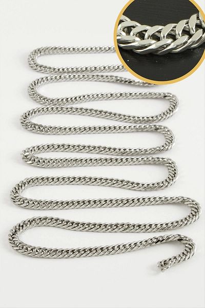 Emper 0.5mm Silver Color Steel Chain 1 Meter