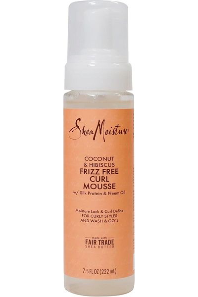 Shea Moisture SHEA MOISTURE Coconut & Hibiscus Frizz-Free Curl Mousse For Unisex, 220 ml