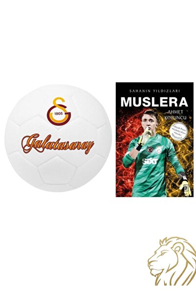Galatasaray LİSANSLI GALATASARAY PREMIUM FUTBOL TOPU + MUSLERA KİTABI HEDİYELİ
