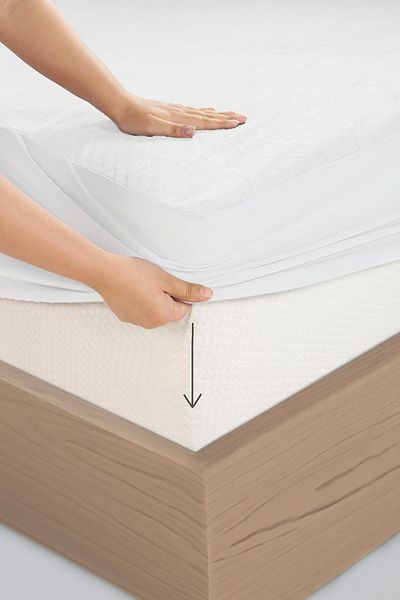 Zeynep Tekstil Micro Fitted Full Edge Water Liquid Proof Mattress Protector Mattress Sheet Single, Double, King