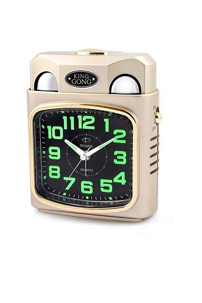 dojana Alarm Clock DAK5013-GOLD-BLACK