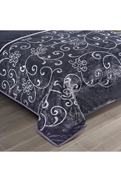 XI DUO 6 kg double winter blanket, plain, engraved, with a super soft texture, size 200 x 240 cm