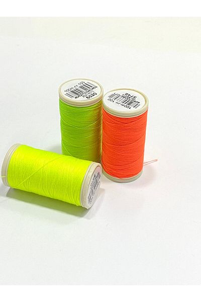 DÜET Duet Sewing Thread / Neon Sewing Thread / Set of 3 / Hairdresser Sewing Thread