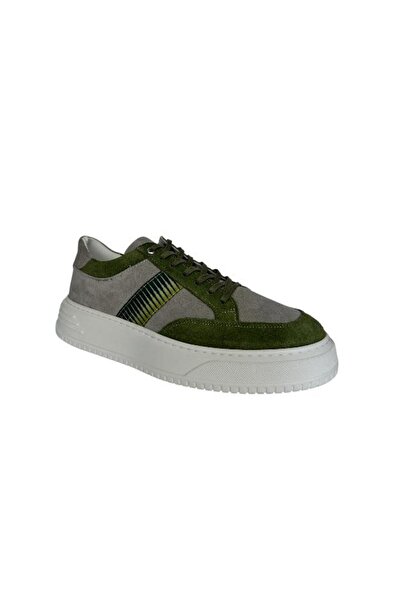 KEMAL TANCA 873 22298 Men's Khaki Leather Casual Shoes