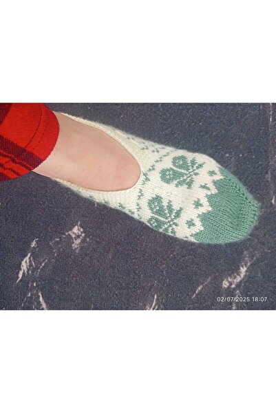 WEKO El Örgüsü Beş Şiş/ El İşi Patik / Ev Patiği/Çeyizlik Patik