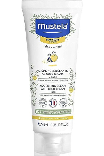 Mustela كريم مرطب للأطفال غني بالعناصر الغذائية وواقي من
