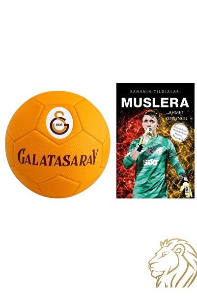 Galatasaray LİSANSLI GALATASARAY PREMIUM FUTBOL TOPU + MUSLERA KİTABI HEDİYELİ