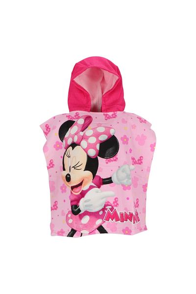 Minnie Mouse Children's bath towel, poncho type, multicolor, 50x100 cm, So fun, Minnie Mouse