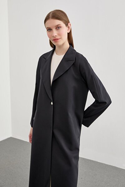 Zühre Kruvaze Yaka Siyah Giy Çık K-2624