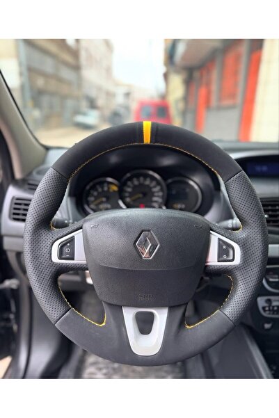 STİLİX GARAGE Renault Fluence Megane 3 Scenic Direksiyon Kılıfı Araca Özel SA...