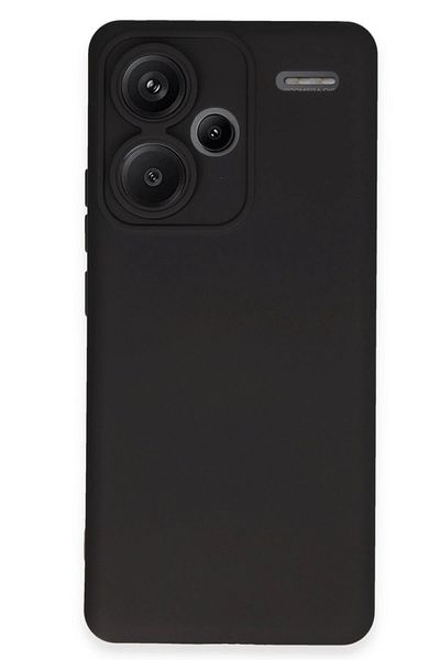 CepteToptan حافظة هاتف Xiaomi Redmi Note 13 Pro Plus مصنوعة من السيليكون المخملي الداخلي - أسود - MKİ2318-7914