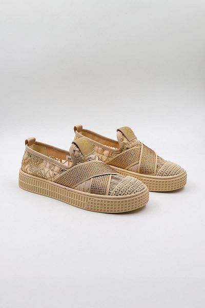 KRISTE BELL Imported Women's Sneaker Shoes Kb0512 Gold