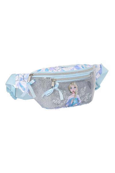 Frozen Frozen Memories waist bag, blue/white/silver, 23 x 12 x 9 cm