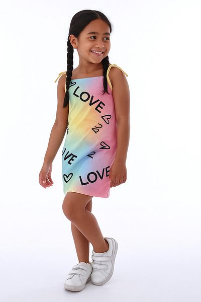 minitrends 3 Pieces 3-Piece Printed Lycra Girl's Dress