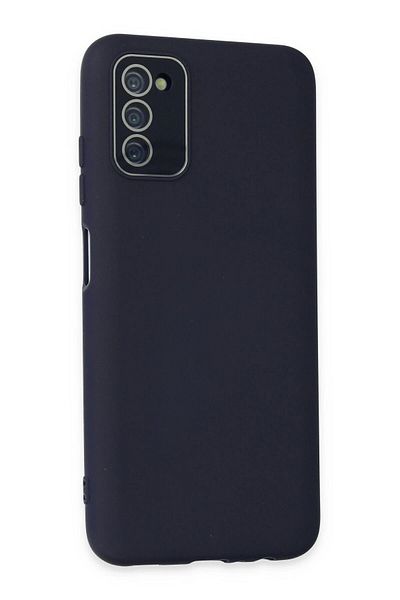 CepteToptan حافظة سامسونج جالاكسي A03S غطاء زجاجي - أزرق داكن - MKİ5133-3880