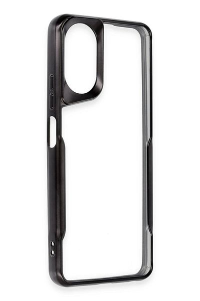 CepteToptan غطاء حماية سيليكون لهاتف Realme 12 Lite Boyi - أسود - MKİ4688-9708