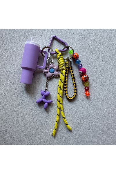 Keçelove Thermos Figured Bag Charm, Bag Accessory