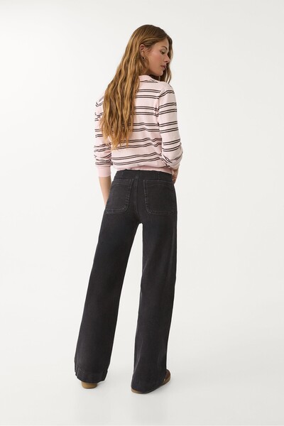 Stradivarius D77 Minimalist jeans with pockets