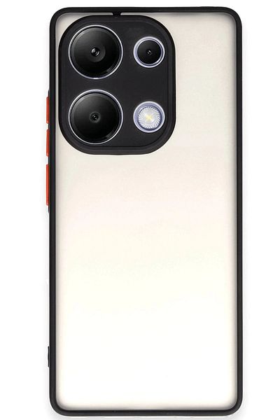 CepteToptan حافظة هاتف Xiaomi Redmi Note 13 Pro 4G من السيليكون مونتريال - أسود - MKİ2563-3580