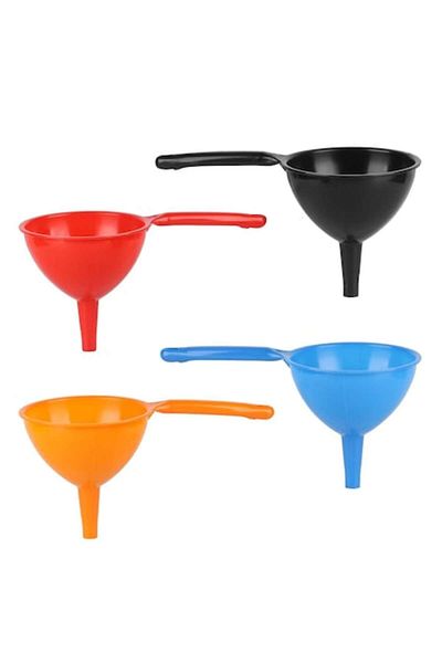 Ceda Set of 4 Funnels with Long Handles, CEDA, Multicolor, 12x14cm