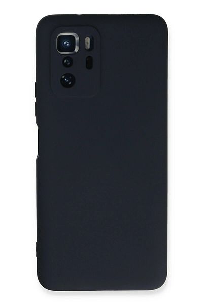 CepteToptan حافظة هاتف Xiaomi Poco X3 GT مصنوعة من السيليكون المخملي الداخلي - أزرق داكن - MKİ3183-6774