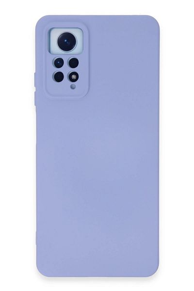 CepteToptan حافظة هاتف Xiaomi Redmi Note 12 Pro 4G من السيليكون المخملي الداخلي - أرجواني - MKİ4160-7581