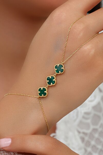 Argentum Concept 14K Altın Kaplamalı 925 Ayar Gümüş Granada Saray Yoncaları Ş...