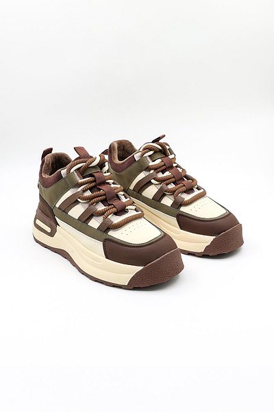 KRISTE BELL Imported Sneaker Women's Sports Shoes Kb0033 Brown