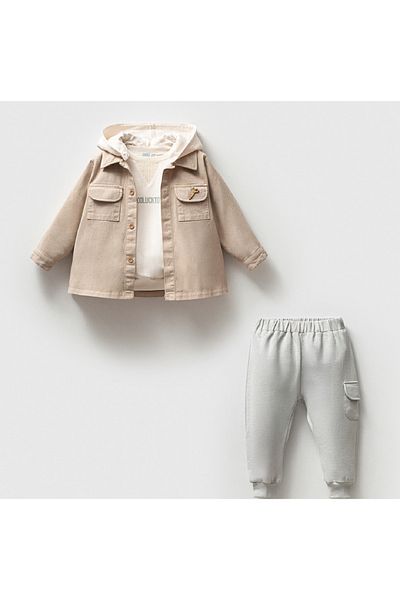 NoyNoy Baby Noynoy Girl's Hooded Jacket Set