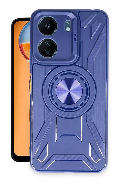 CepteToptan حافظة هاتف Xiaomi Redmi 13C من السيليكون لينكولن - أزرق داكن - MKİ7743-9806