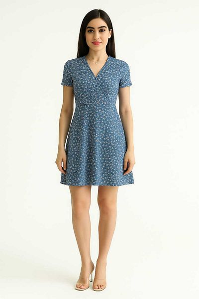 gigigiyim Daisy Patterned Helen Fabric Women's Dress