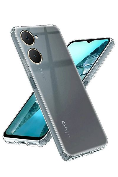 CepteToptan حافظة فيفو Y18 من السيليكون الشفاف الفاخر - MKİ4029-6265