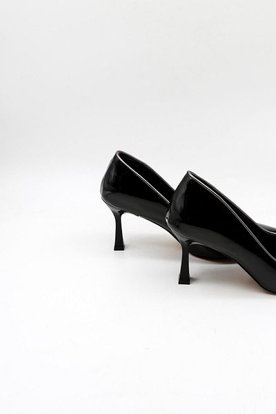 Park Moda Women's Classic Heeled Shoes Pm537 K1501 - Black Patent Leather