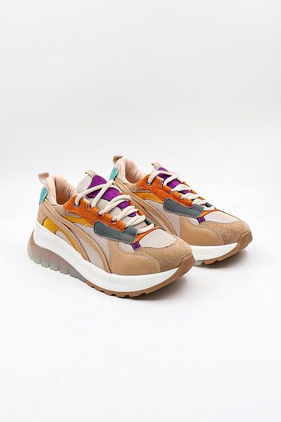 KRISTE BELL Sneaker Women's Sports Shoes Kb59118 Beige Multi