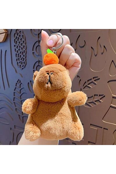YVZ Cute Capybara Plush Inside Soft Plush Keychain Capybara Toy Figure High Quality